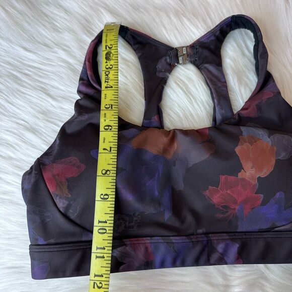 Athleta Ultimate Ease Bra Night Bloom Black Floral - Picture 8 of 12